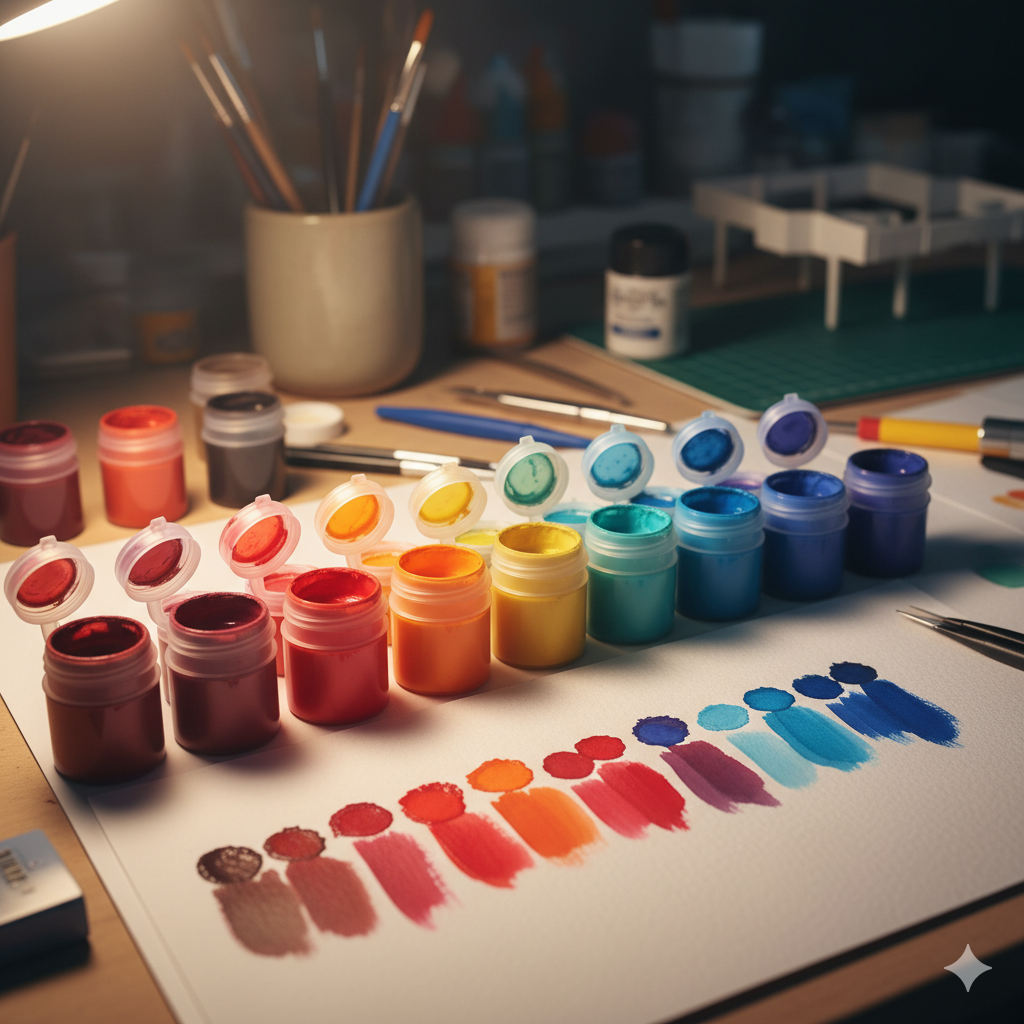 Color matching illustration