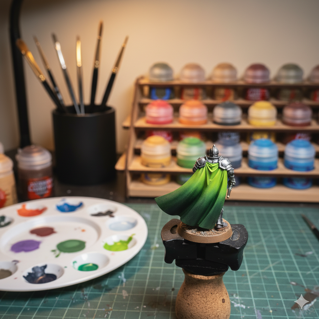 Hobby painting illustration