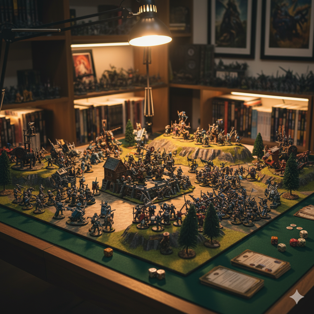 Miniature gaming illustration