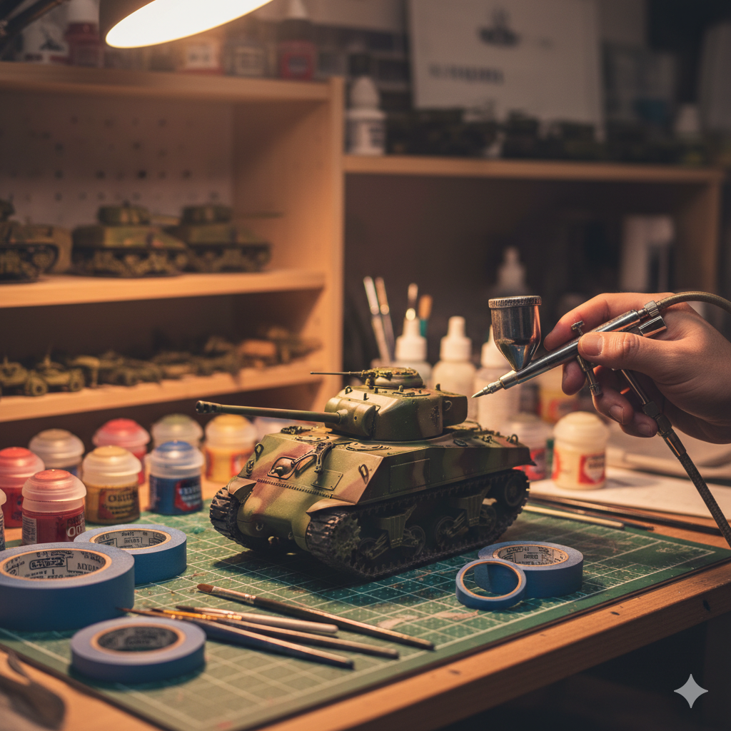 Scale modeling illustration